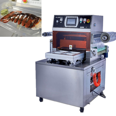 machine de conditionnement de haute qualité de peau de vide de queues de homard de scelleur de plateau de peau de vide de machine d'emballage sous vide de peau de boulette
