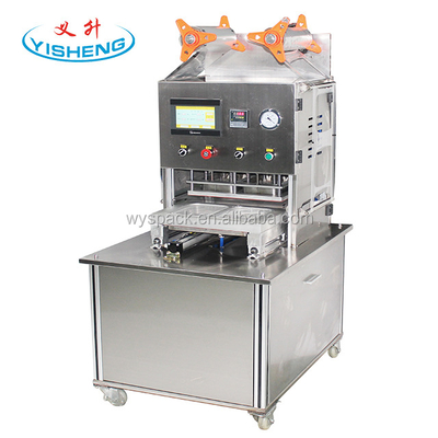 Custom Type Plastic Beverage Cup New Atmosphere Modified Nitrogen Gas Tray Sealer Packaging Machine