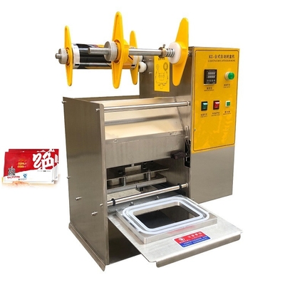 Fast Food Box Sealing Machine/Automatic Food Tray Wrap Machine/Tray Sealing Machine