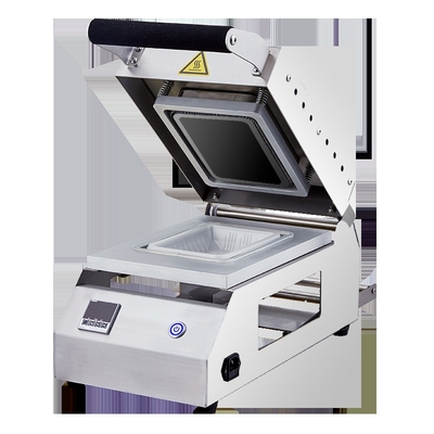 Tray Sealer Meal Tray Sealing Machine Table Top Store Sealer DQ-4 Food Stainless Steel Food Meat Manual Starter